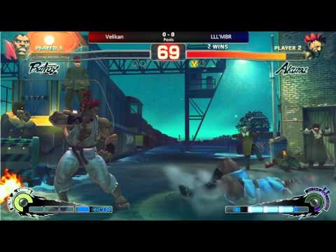 RSD The Fighting LLL'MBR (Akuma) vs Velikan (Boxer) sf4 pools