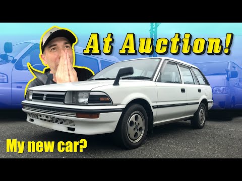 JDM Auction, I Actually Bid!! 1990 Toyota Sprinter (CE96V)