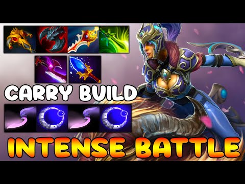 INTENSE CARRY LUNA - FULL PHYSICAL BUILD - BEST TEAM FIGHT - DOTA 2 GAMEPLAY