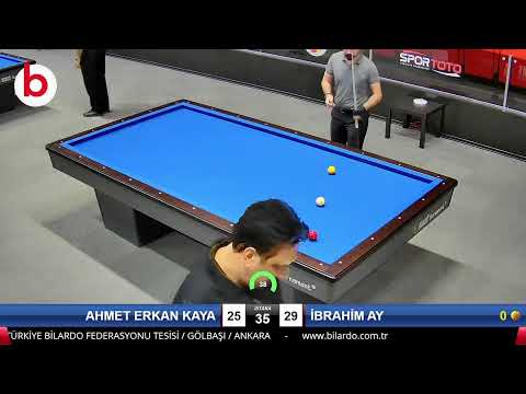 AHMET ERKAN KAYA & İBRAHİM AY Bilardo Maçı - 2022 ERKEKLER 1.ETAP-2.TUR