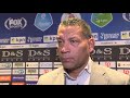 Henk Fraser: 'Ondanks de 2-2 maakt dit me trots'