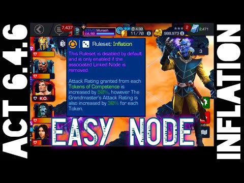 Act 6.4.6 Grandmaster Boss Fight with Inflation Ruleset - Easy Node