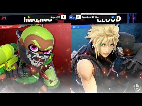 The Smash Lab 161 Winners Round 2 - ToastandButter (Sonic, Cloud) vs Agent B (Inkling, WiiFit)
