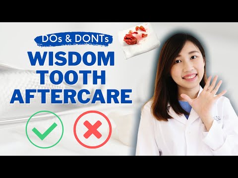 How to stop bleeding after wisdom tooth removal? How to Prevent Dry Socket? l 智慧牙术后护理须知