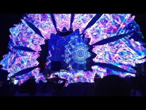 Mutaliens vs Hyperdrine Synatpic Glitch Live at Experience festival 2019/2020 Koh Tao Thailand