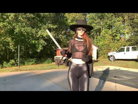 Zorra Halloween Cosplay Costume - Blackmilk Leather Leggings 4k tradie.lady.trish
