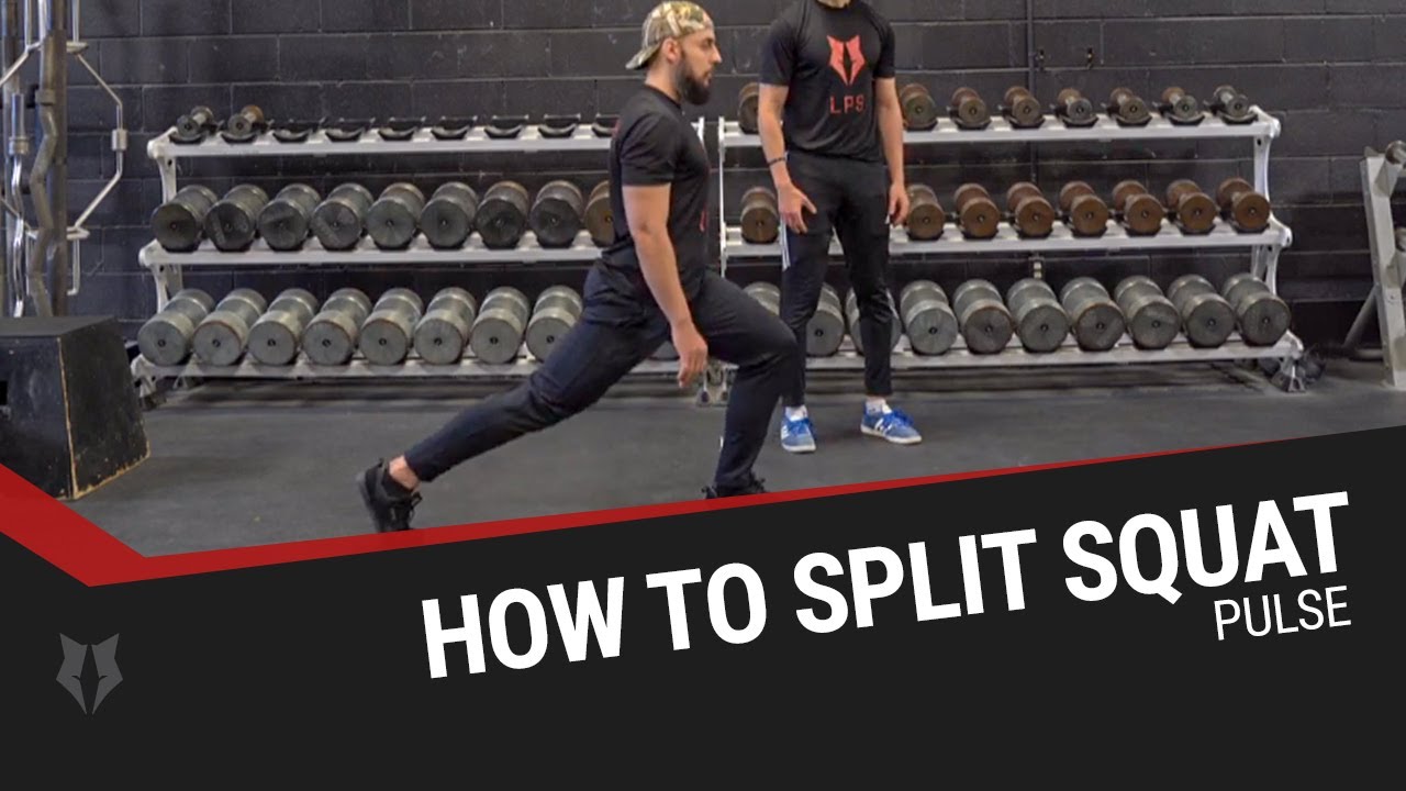 How to Split Squats (Pulse)