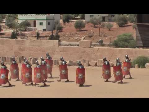 Legiony rzymskie, gladiatorzy i rydwany w HD - Jerash (Jordania)