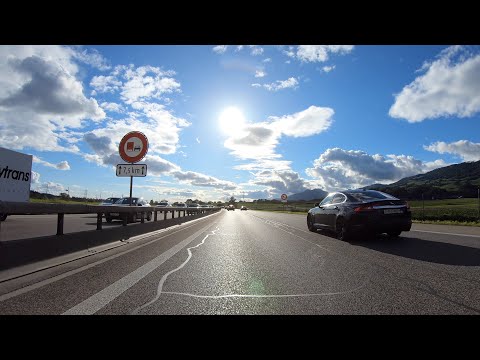 2022 Driving in Switzerland 010 : Zürich to Lausanne (Highway,Autobahn,Blitzer) 4K