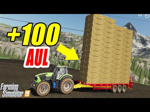 Farming Simulator 19:  +100 Bale Auto Loader Trailer!! Fantastic Baler and Trailer!!