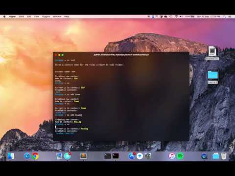 Context switch demo
