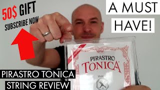 Video thumbnail for Pirastro Tonica String Set (Review) by Grzegorz Na Szlaku