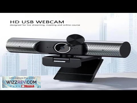 4K Web Cam USB Webcam 2K 1080P 30fps Auto Focusing HiFi Speaker