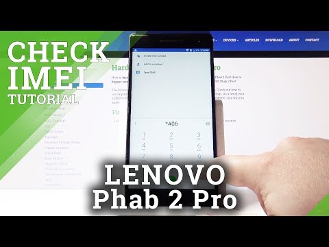 Where to Find Serial Number in Lenovo Phab 2 Pro – Check IMEI Number