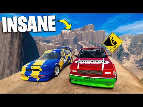 CARS vs EXTREME ROADS! - BeamNG