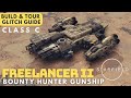 Freelancer II | Class C Bounty Hunting Asymmetric Gunship | Starfield Ship Build | Glitch Guide