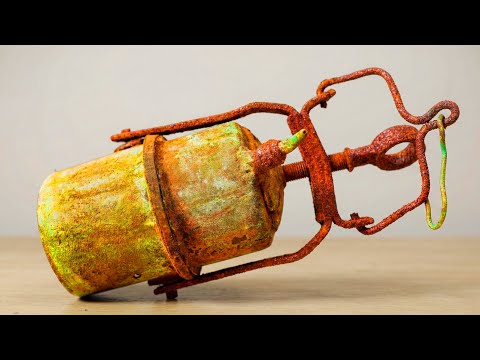 Restoration a 60 year old dented war oiler | REBORN FACTORY