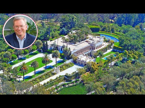 Billionaire Google Ex-CEO Eric Schmidt Pays $30,800,000 for Palatial Montecito Mansion