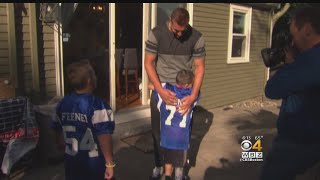 Patriots Tight End Rob Gronkowski Makes A Wish Come True For A Special Young Fan