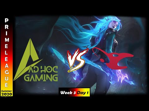 ad hoc gaming vs mousesports Highlights | Prime League Pro Division Summer 2020 | Week 3 Day 1