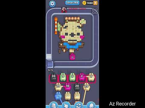 Pixel Flow Level 148 Walkthrough