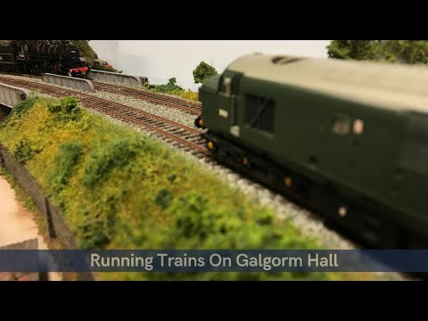 Building A OO Gauge Model Railway: Running Trains On Galgorm Hall