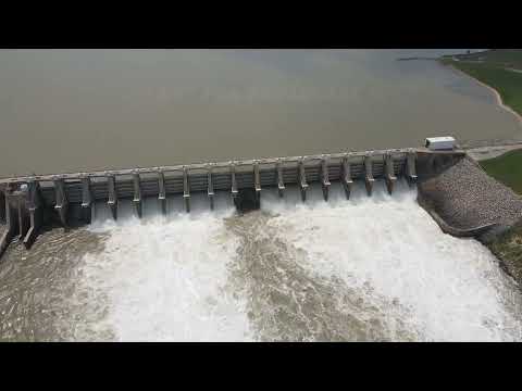 06-08-2021 Granbury, TX - Cordova Bend Dam releases water to prevent flooding in Granbury