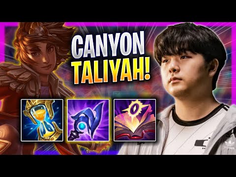 CANYON IS A GOD WITH TALIYAH! - GEN Canyon Plays Taliyah JUNGLE vs Rell! | Season 2023