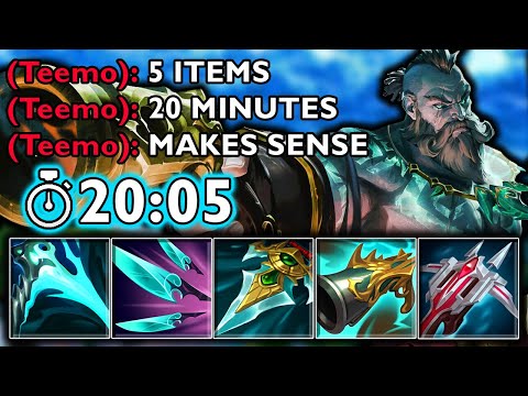 HAVING 5 ITEMS AT 20 MINUTES IS VERY FAIR