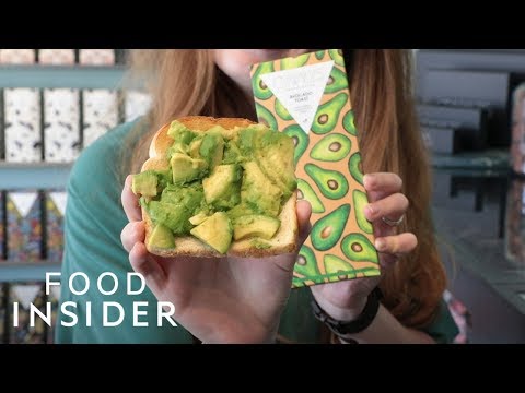 Chocolate Bars Made From Avocado Toast