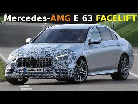 2021 Mercedes Amg E63 Sedan Facelift Spied In Germany Has New Grille Autoevolution