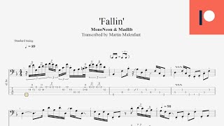 MonoNeon & Madlib - 'Fallin' (bass tab)