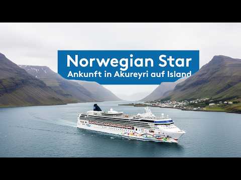 Thumbnail for Gigant im Fjord! Präzises Manöver der Norwegian Star in Akureyri auf Island.