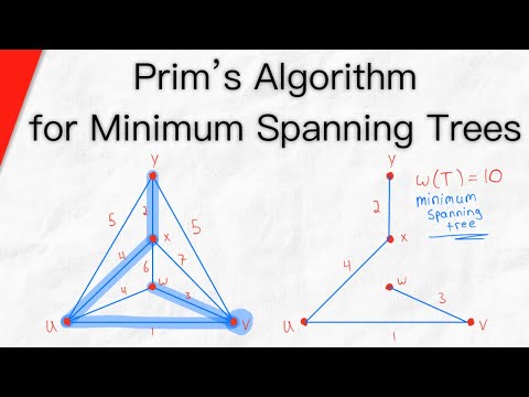Prim's Algorithm for Minimum Spanning Trees (MST) | Graph Theory