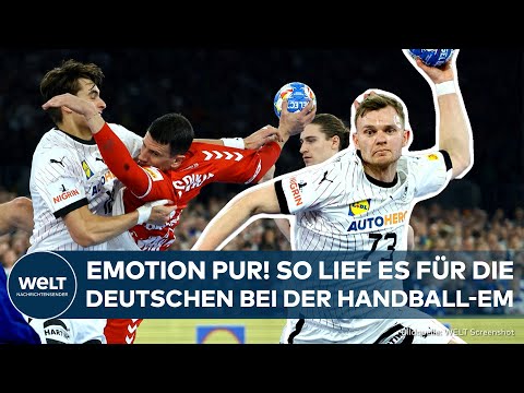 Video Thumbnail: DÜSSELDORF: Emotionale Achterbahn! So lief das beeindruckende Handball-EM-Spiel der deutschen