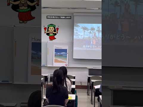 こども学科 社会学科のハワイ研修では学校を飛び出して、様々な施設で勉強することも！#shorts #オープンキャンパス #社会学部 #こども学部 #模擬授業 #学部説明