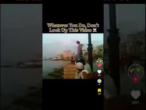 Whatever You Do, Don’t Look Up This Video ☠️ #disturbing