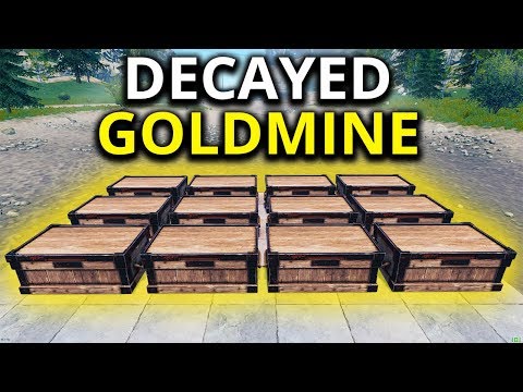 INSANELY LOADED DECAYED BASE GOLDMINE - Rust Solo Survival Gameplay 6/7