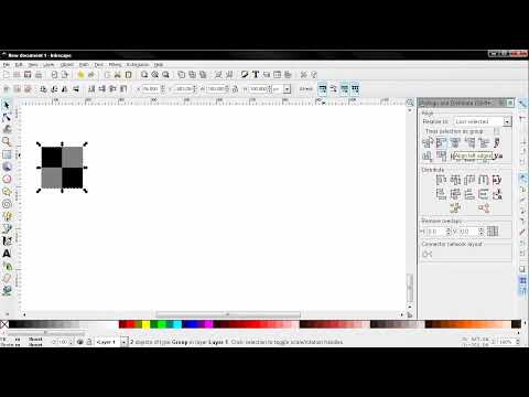 Create Checkerboard Graphic - Inkscape tutorial