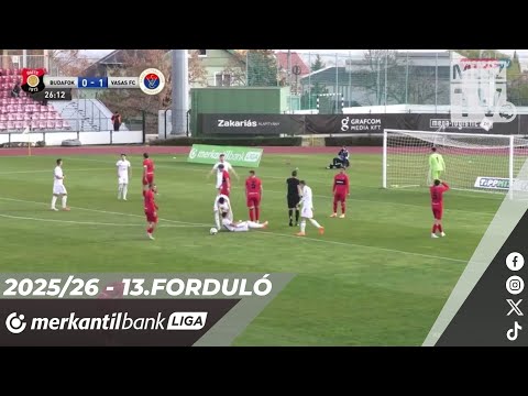 Budafoki MTE  - Vasas FC | 0-3 (0-3) | Merkantil Bank Liga NB II. |13. forduló