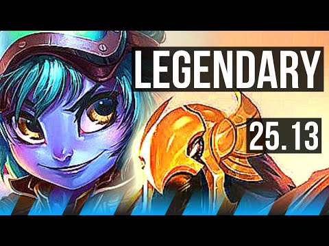 TRISTANA vs AZIR (MID) | 6 solo kills, Legendary | VN Challenger | 25.13