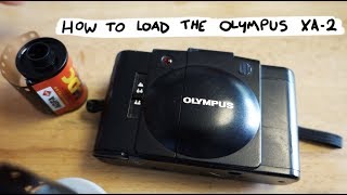 How to load a film into the Olympus XA-2 camera