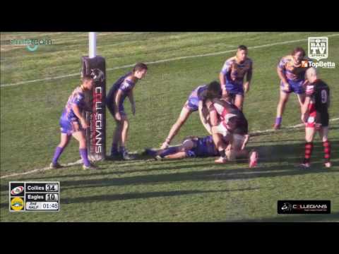 2016 ICRL Round 9 1st Grade Highlights - Collegians Vs Berkeley Eagles