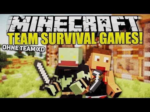 Ohne Team?! FAIL :D! - Minecraft TEAM SURVIVAL GAMES | ungespielt