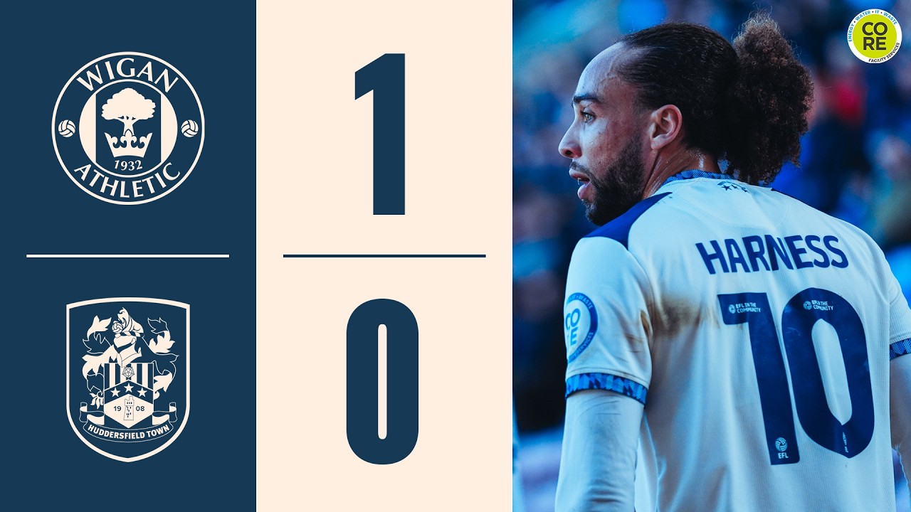 Wigan Athletic vs Huddersfield Town Highlights