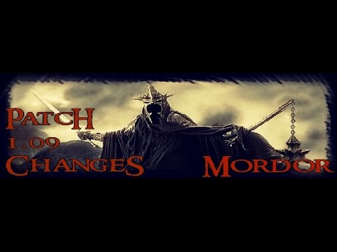 BFME:II PATCH 1.09 MORDOR Changes HD
