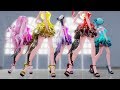 MMD GFRIEND Glass Bead Haku Luka Miku Teto Rin 4K UHD