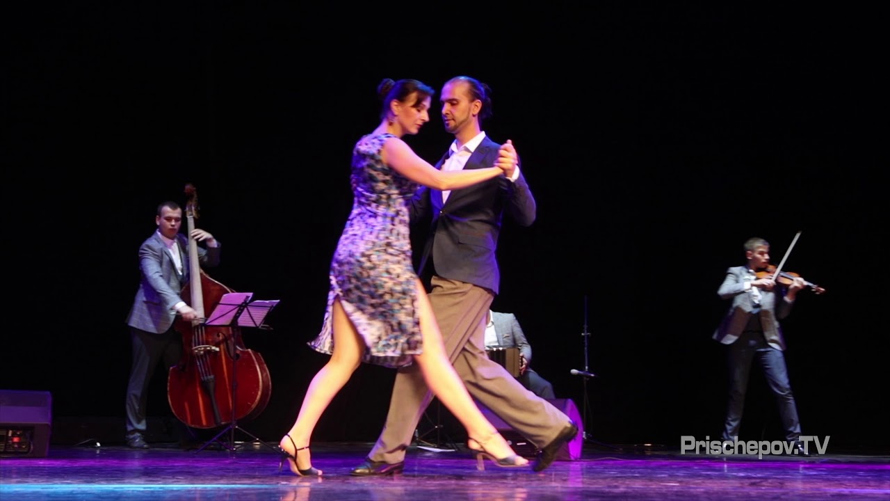 Aleksey Salienko & Ekaterina Nazarova, Tango En Vivo orq., 1-2,  Milonguero Nights in Moscow 2018