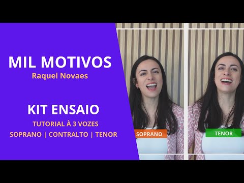 Kit de ensaio - MIL MOTIVOS | Soprano, Contralto e Tenor