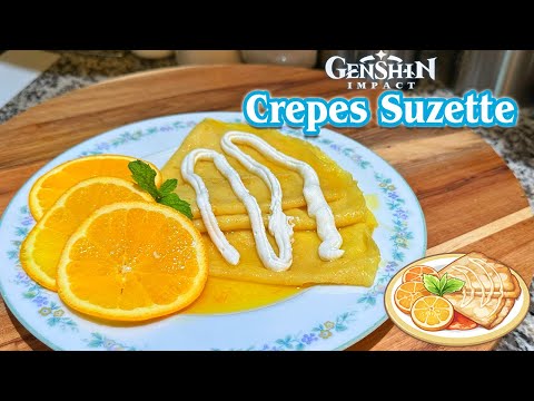 Crepes Suzette Recipe from Genshin Impact | ALEX MAKES